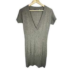 VINTAGE CASHMERE Y2K Teenflo deep v neck tunic top womans size Small